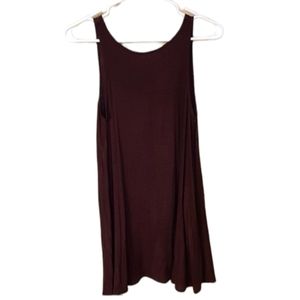 SILKY dark brown dress